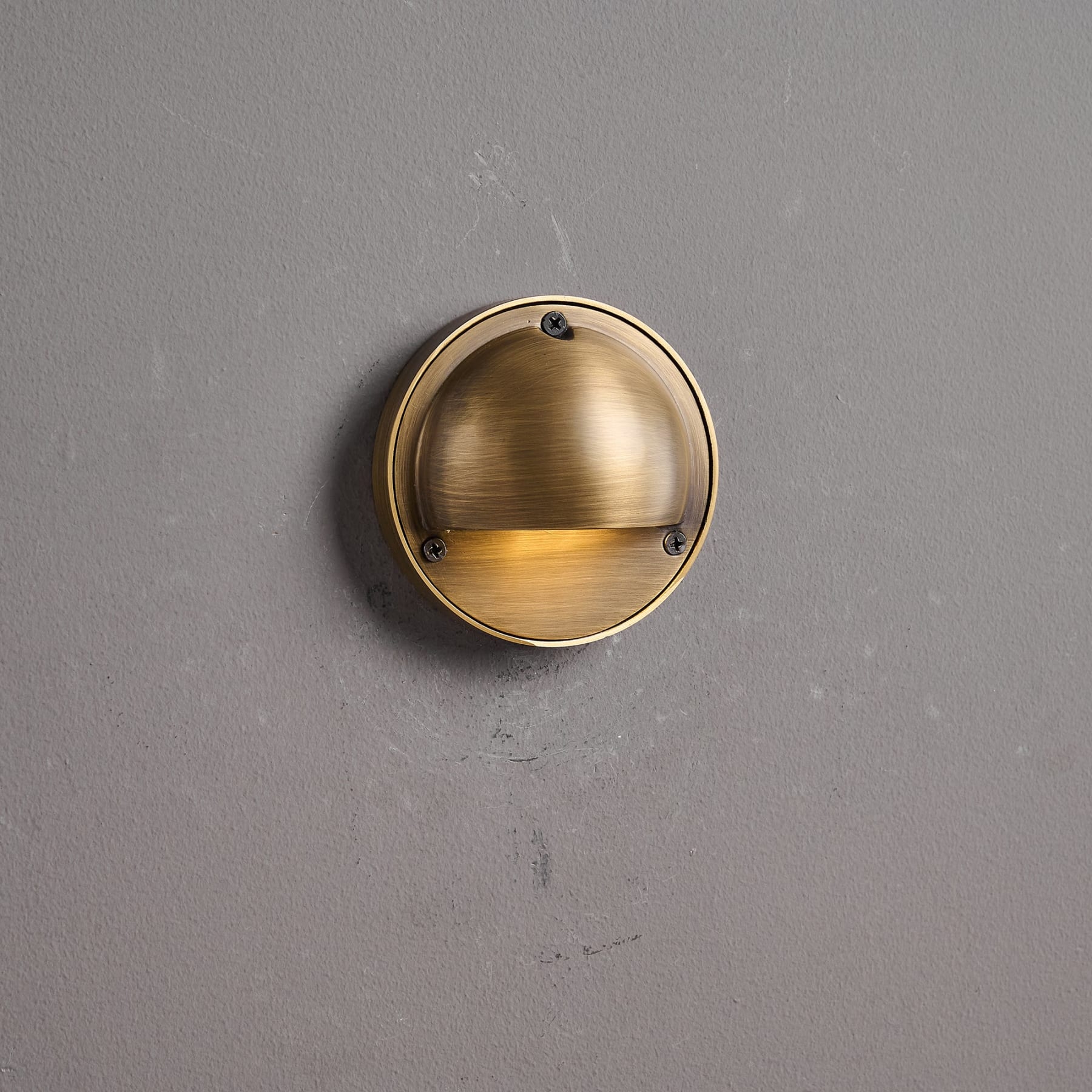 Modern Copper Wall Light With Tri-Color Glow — Harbor Light Co.