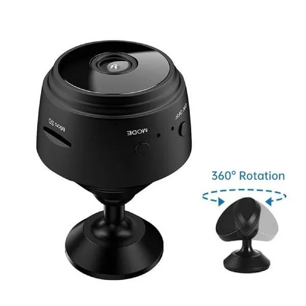 Wireless Backup Camera for RV Trailer and Truck Mini WiFi Rear View Camera with Night Vision Motion Detection and Magnetic Mount