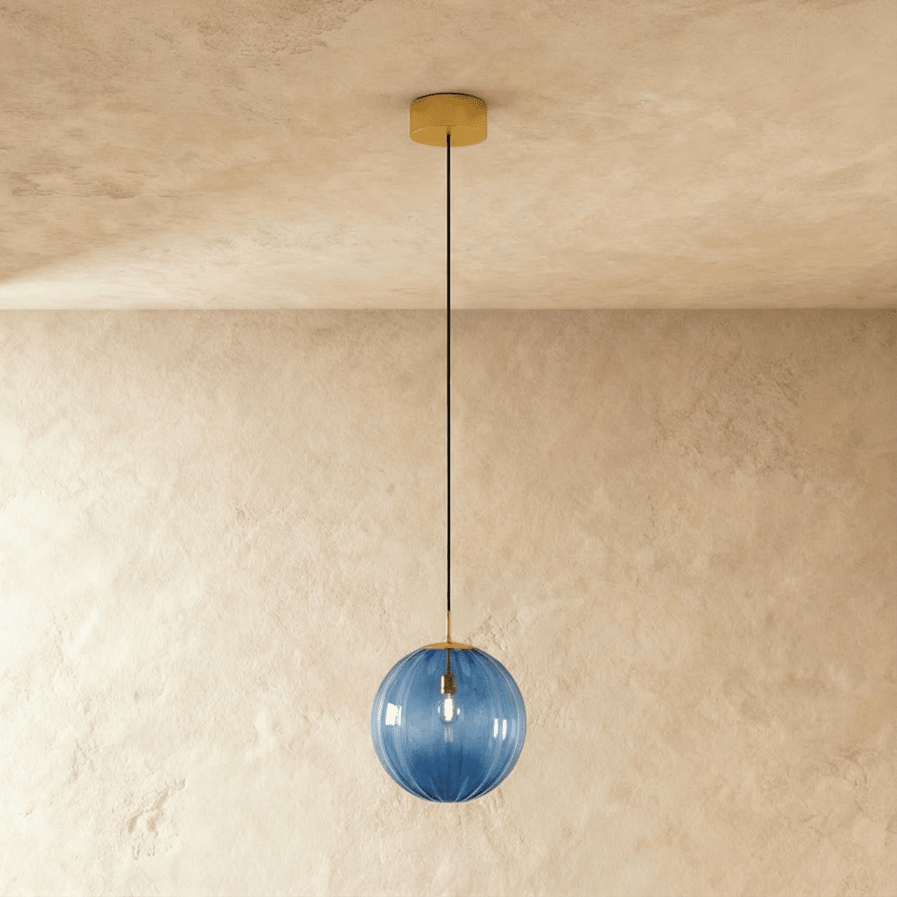 Modern Glass Pendant Light With Warm LED Glow for Dining Room — Harbor Light Co.