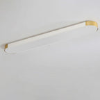 Modern Linear Metal Flush Mount Ceiling Light With Dimmable Remote — Harbor Light Co.