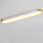 Modern Linear Metal Flush Mount Ceiling Light With Dimmable Remote — Harbor Light Co.
