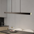 Modern Linear Pendant Light Bar with Integrated LED Light