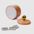 Modern Wood Cordless Wall Sconce With Rechargeable LED Glow — Harbor Light Co.