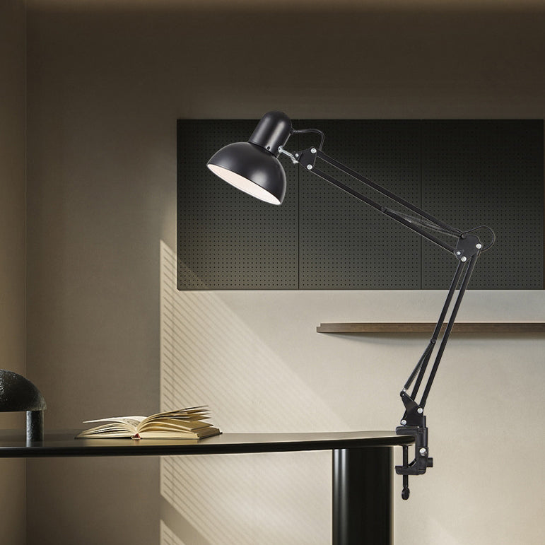 Industrial Metal Table Lamp With Daylight Glow for Home Office — Harbor Light Co.