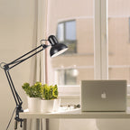 Industrial Metal Table Lamp With Daylight Glow for Home Office — Harbor Light Co.