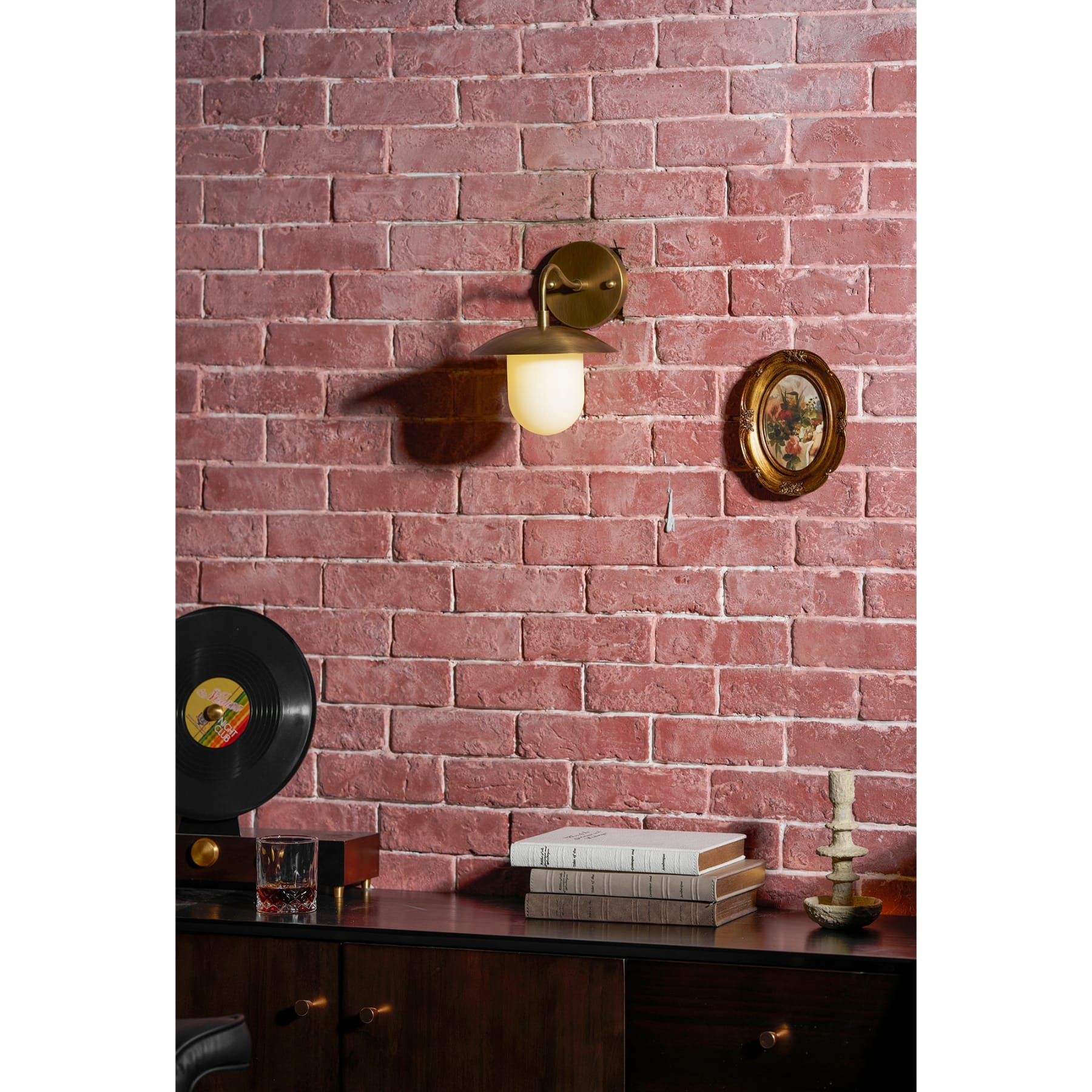 Modern Brass Wall Light for Living Room and Bedroom — Harbor Light Co.
