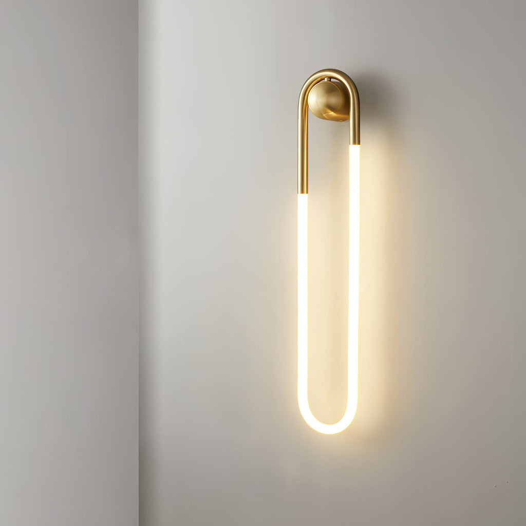 Modern Brass Wall Light for Living Room and Bedroom — Harbor Light Co.