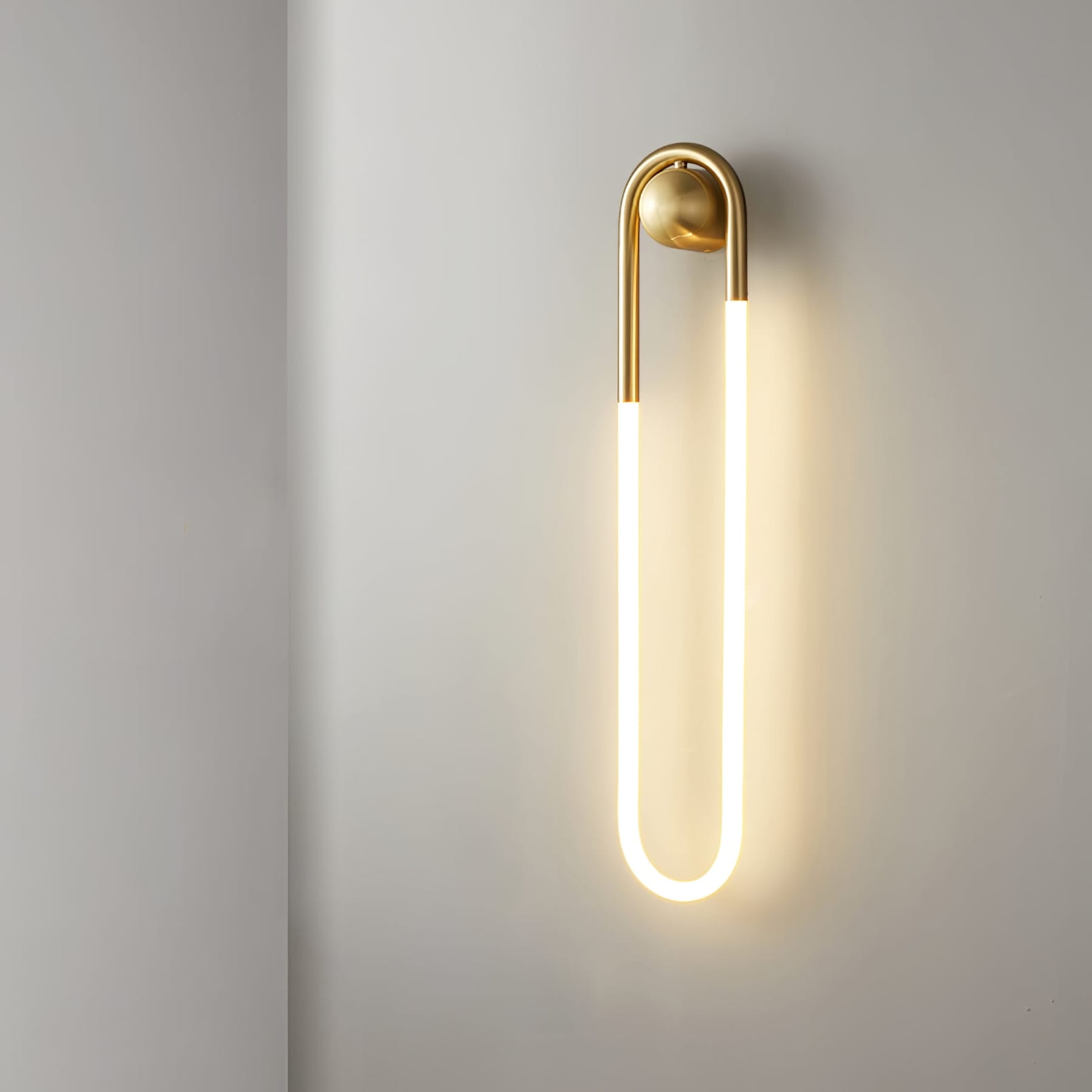 Modern Brass Wall Light for Living Room and Bedroom — Harbor Light Co.
