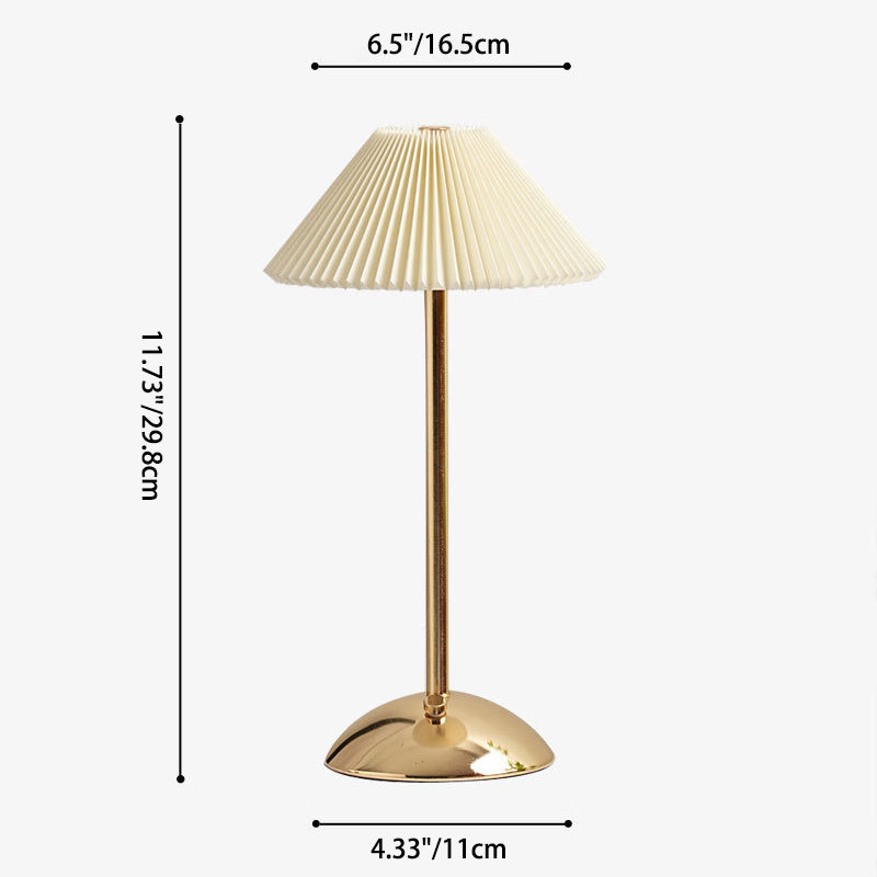 Modern Metal Cordless Rechargeable Table Lamp With Stepless Dimming — Harbor Light Co.