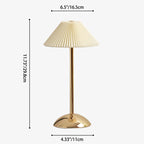 Modern Metal Cordless Rechargeable Table Lamp With Stepless Dimming — Harbor Light Co.