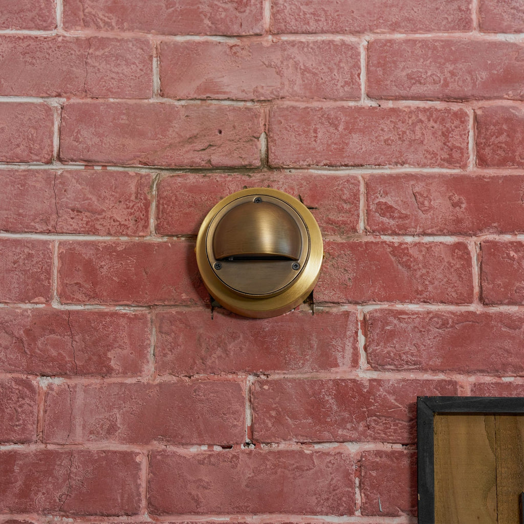 Modern Copper Wall Light With Tri-Color Glow — Harbor Light Co.