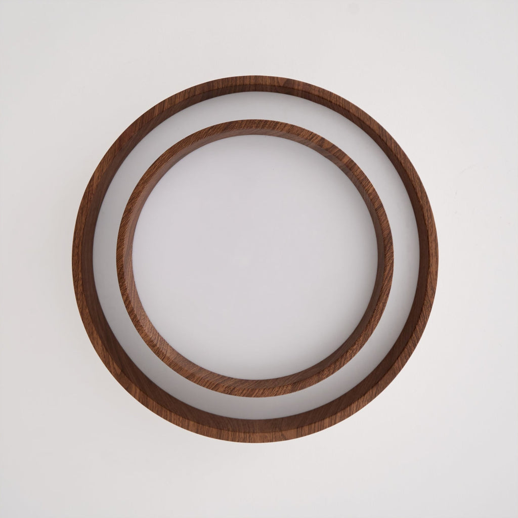 Modern Wood Flush Mount Ceiling Light for Living Room and Bedroom — Harbor Light Co.