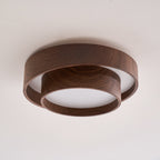 Modern Wood Flush Mount Ceiling Light for Living Room and Bedroom — Harbor Light Co.