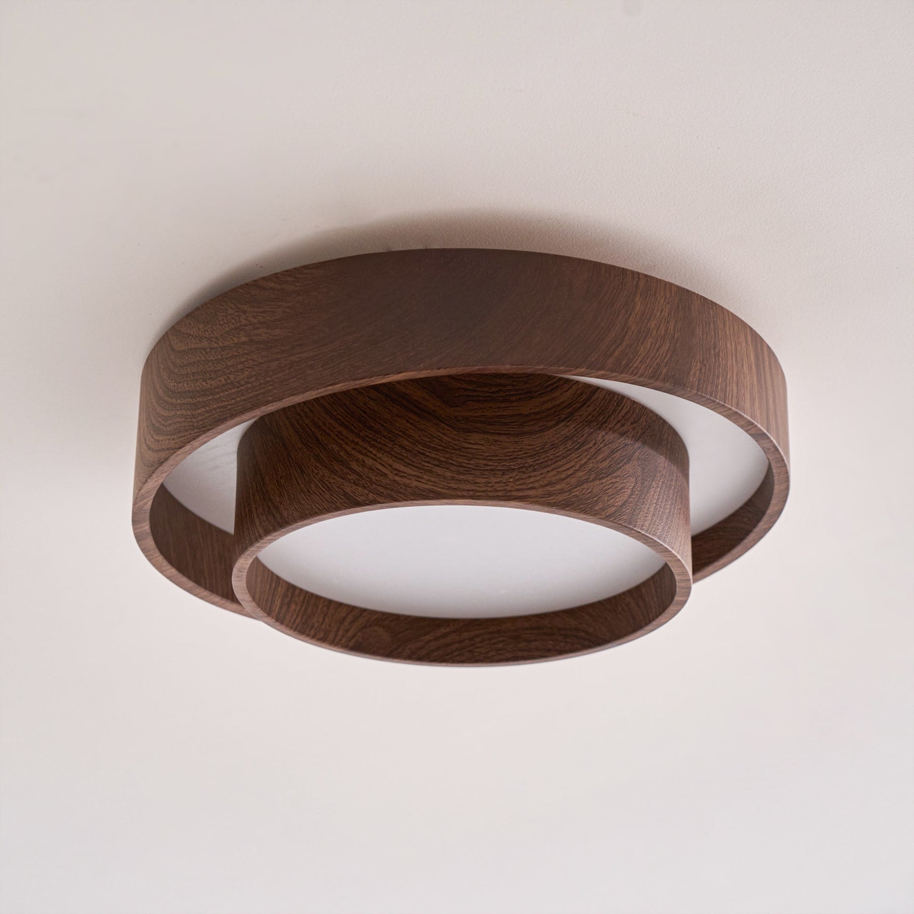 Modern Wood Flush Mount Ceiling Light for Living Room and Bedroom — Harbor Light Co.