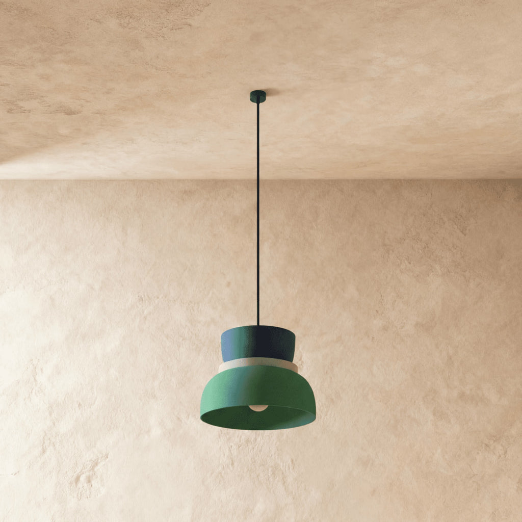 Modern Aluminum Two-Tone Pendant Light With Warm LED Glow — Harbor Light Co.