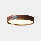 Scandinavian Wood Flush Mount Ceiling Light for Living Room — Harbor Light Co.