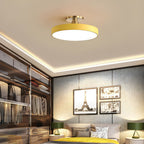 Modern Circular Semi Flush Mount LED Ceiling Light