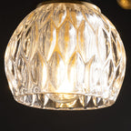Modern Brass Semi-Flush Ceiling Light for Living Room — Harbor Light Co.