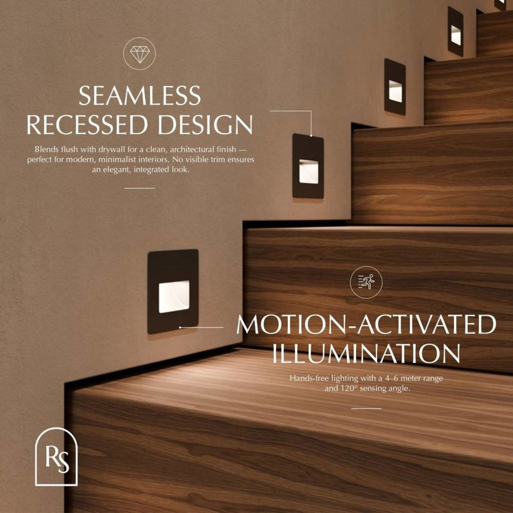 Modern Plastic Wall Light With Integrated LED for Hallway — Harbor Light Co.