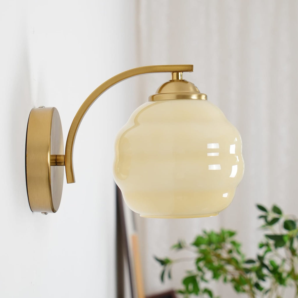 Modern Glass Wall Light With Warm LED Glow — Harbor Light Co.