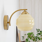 Modern Glass Wall Light With Warm LED Glow — Harbor Light Co.