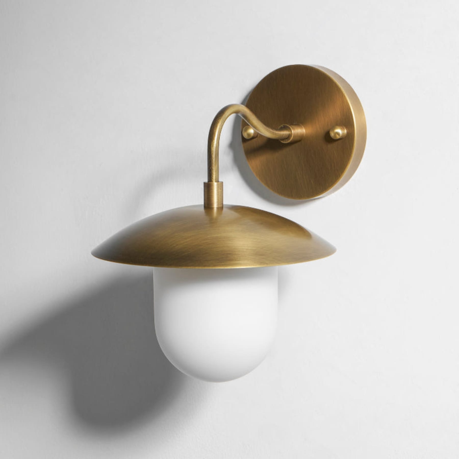 Modern Brass Wall Light for Living Room and Bedroom in 1 head L7.9" x W9.1" x H10" (L20.1 x W23.1 x H25.4 cm) — Harbor Light Co.
