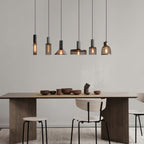 Industrial Wrought Iron Concrete Pendant Light With Warm LED Glow — Harbor Light Co.