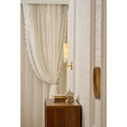 Modern Faux Alabaster Wall Light With Warm Glowing Shade — Harbor Light Co.