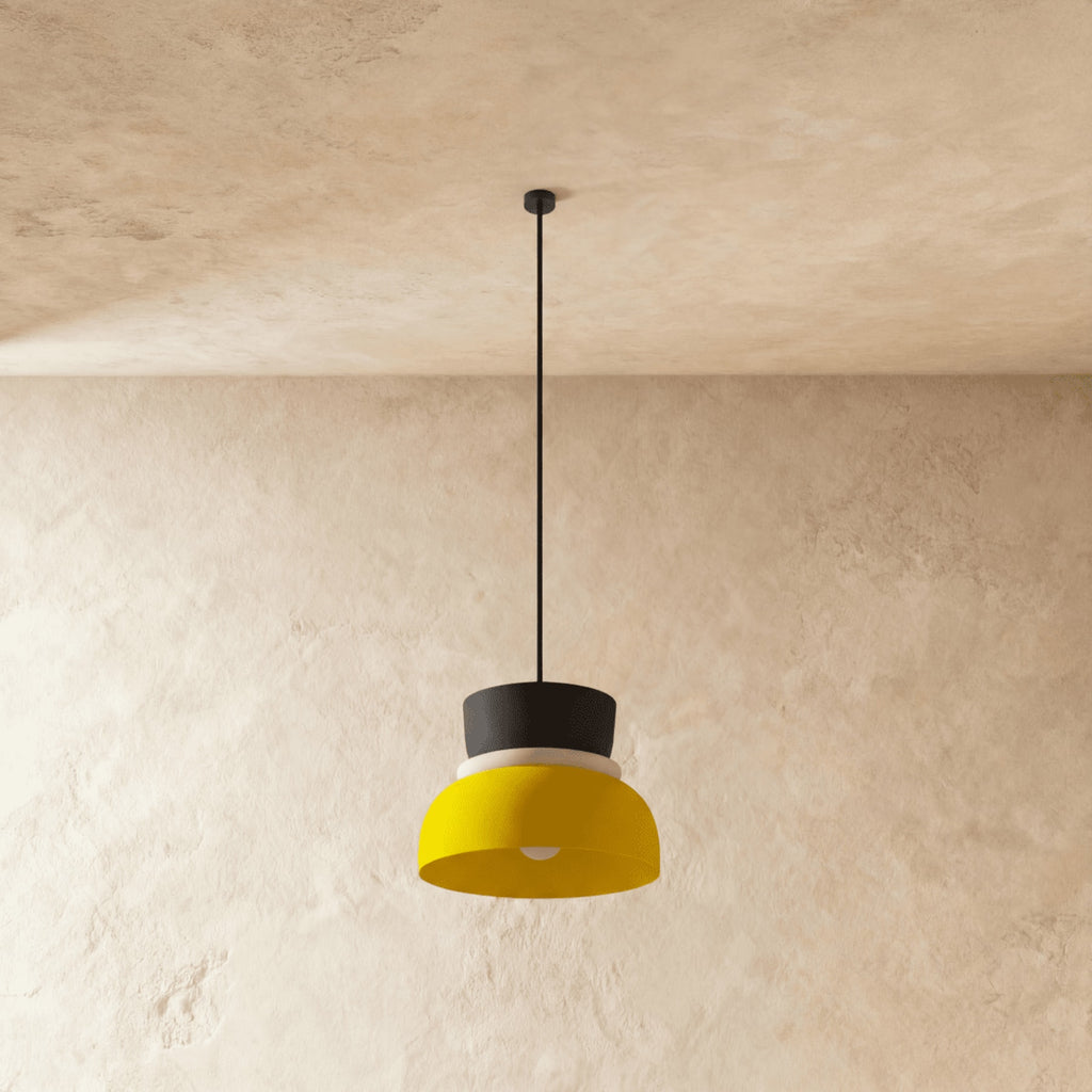 Modern Aluminum Two-Tone Pendant Light With Warm LED Glow — Harbor Light Co.