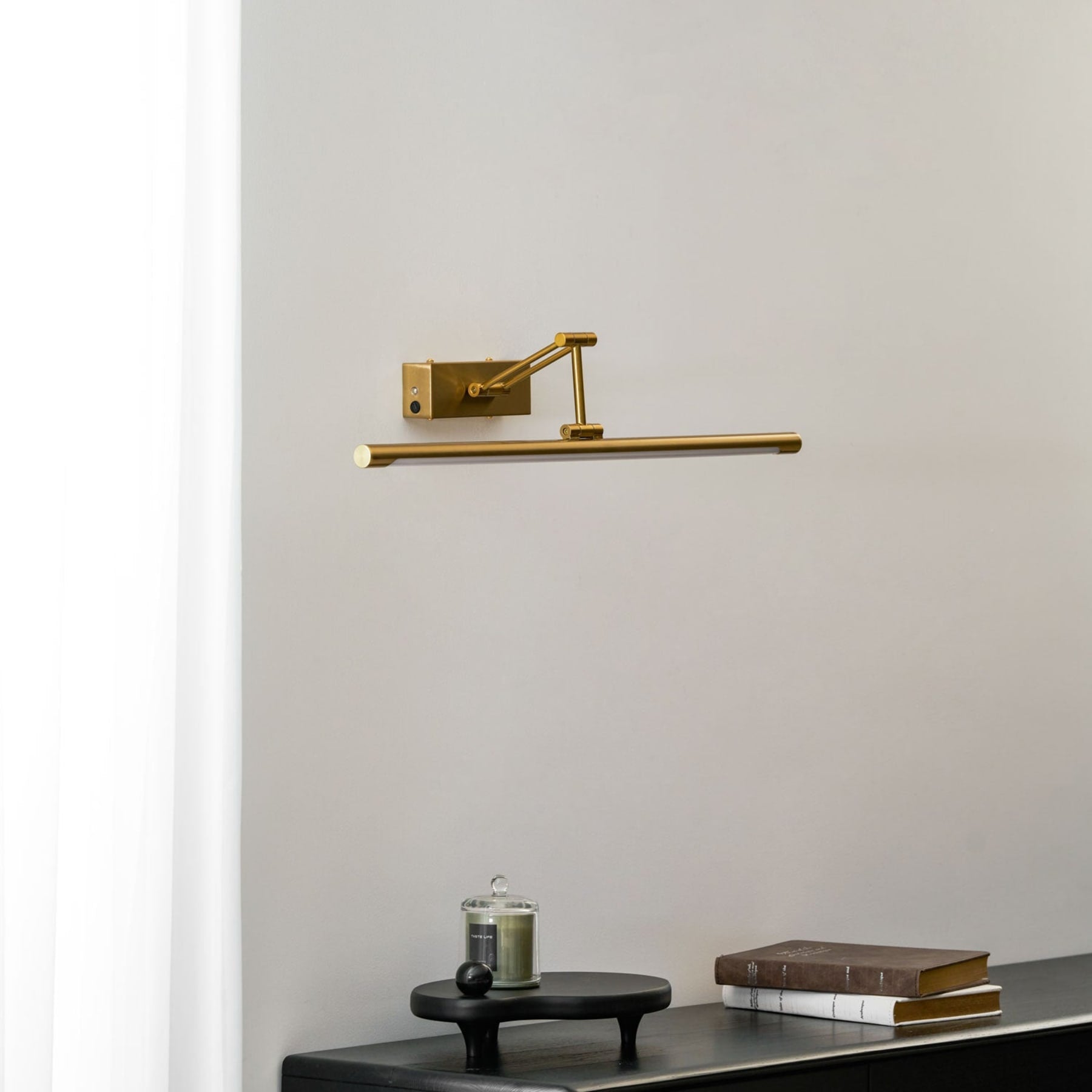 Modern Wrought Iron Wall Light With USB Power for Living Room — Harbor Light Co.