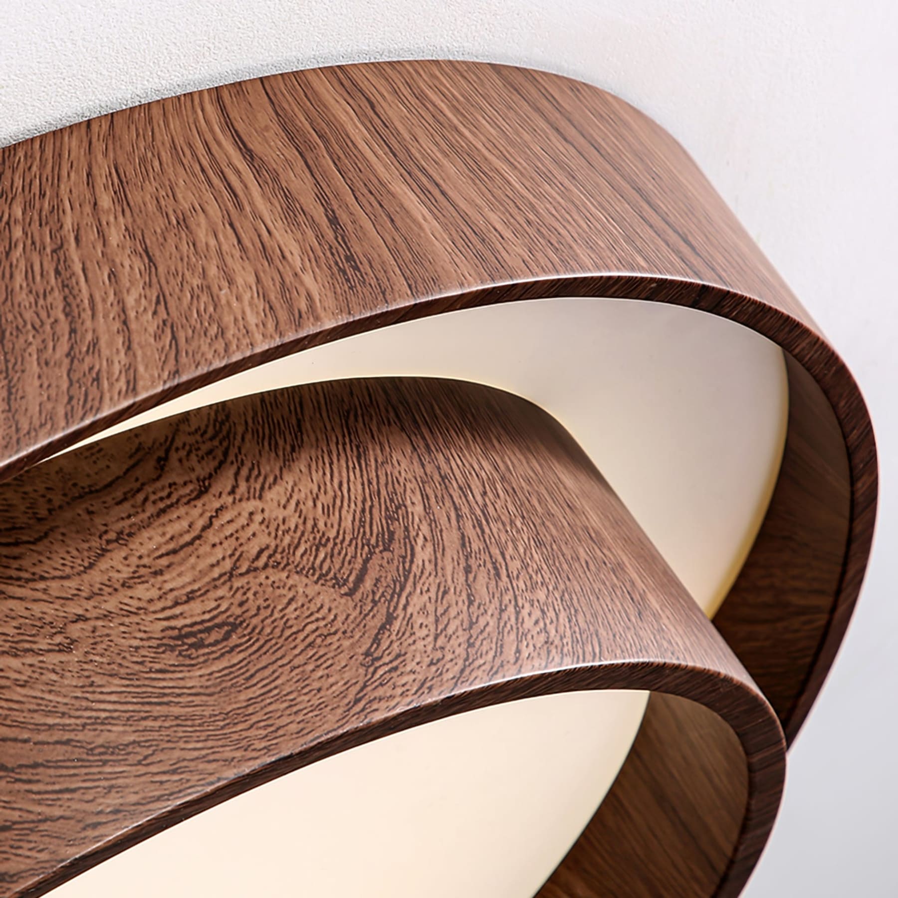 Modern Wood Flush Mount Ceiling Light for Living Room and Bedroom — Harbor Light Co.