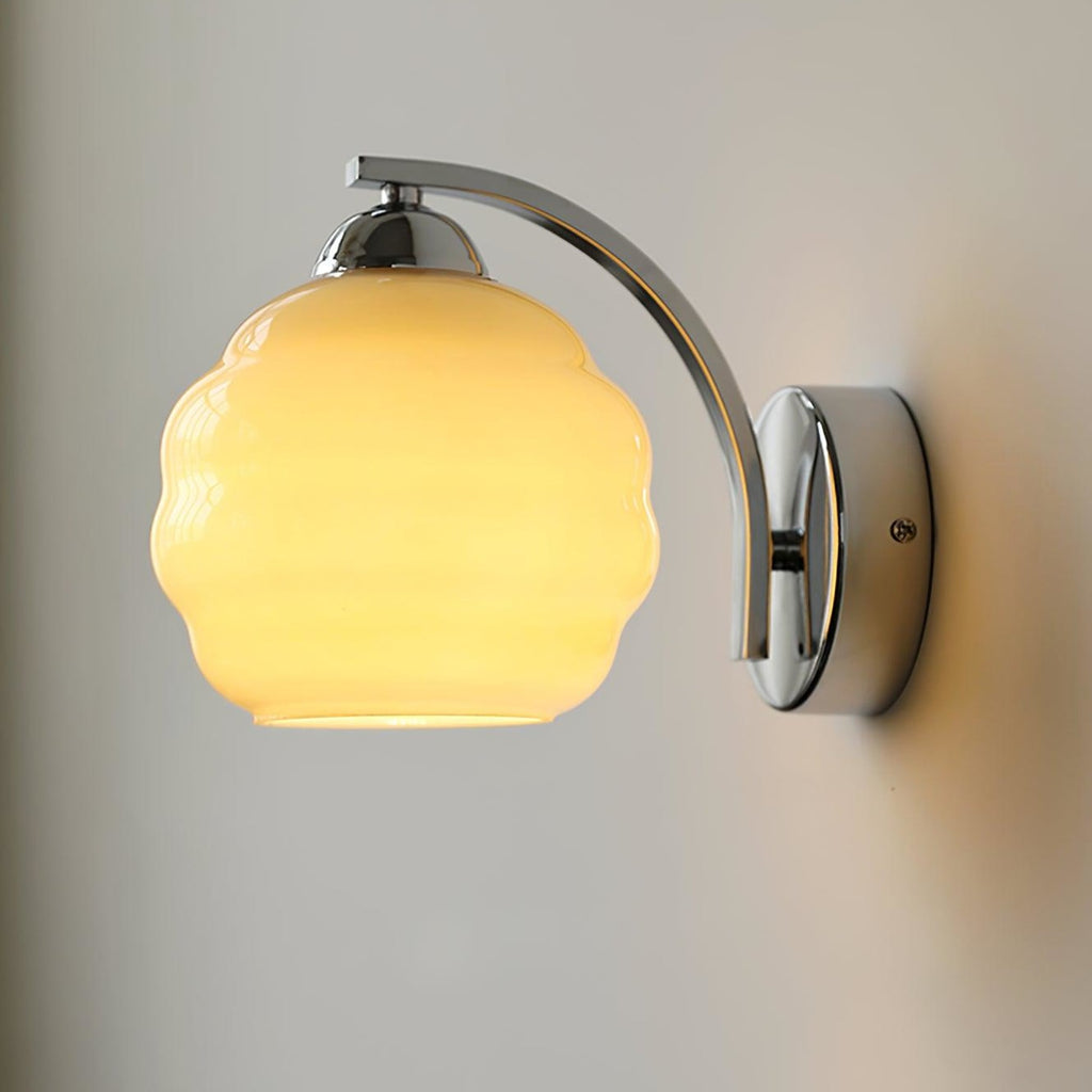Modern Glass Wall Light With Warm LED Glow — Harbor Light Co.