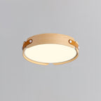 Scandinavian Wood Flush Mount Ceiling Light for Living Room — Harbor Light Co.