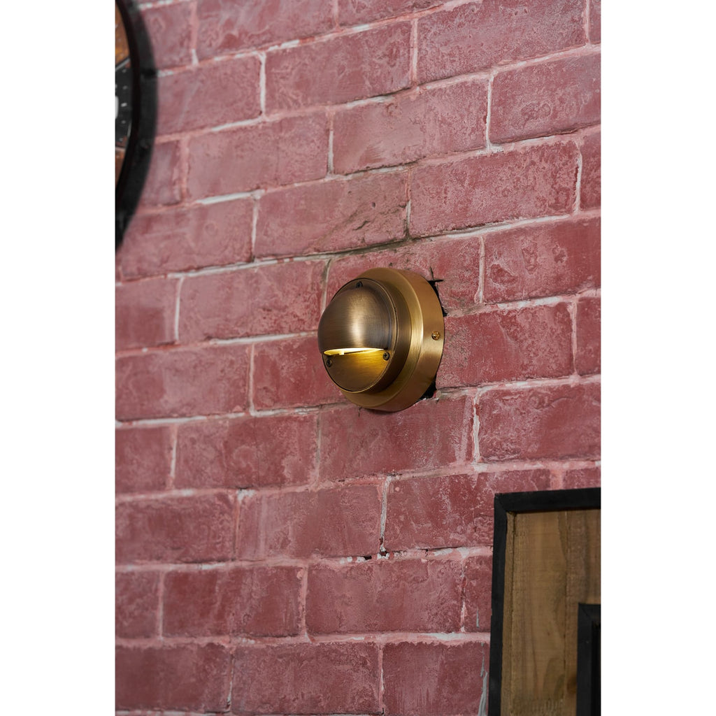 Modern Copper Wall Light With Tri-Color Glow — Harbor Light Co.