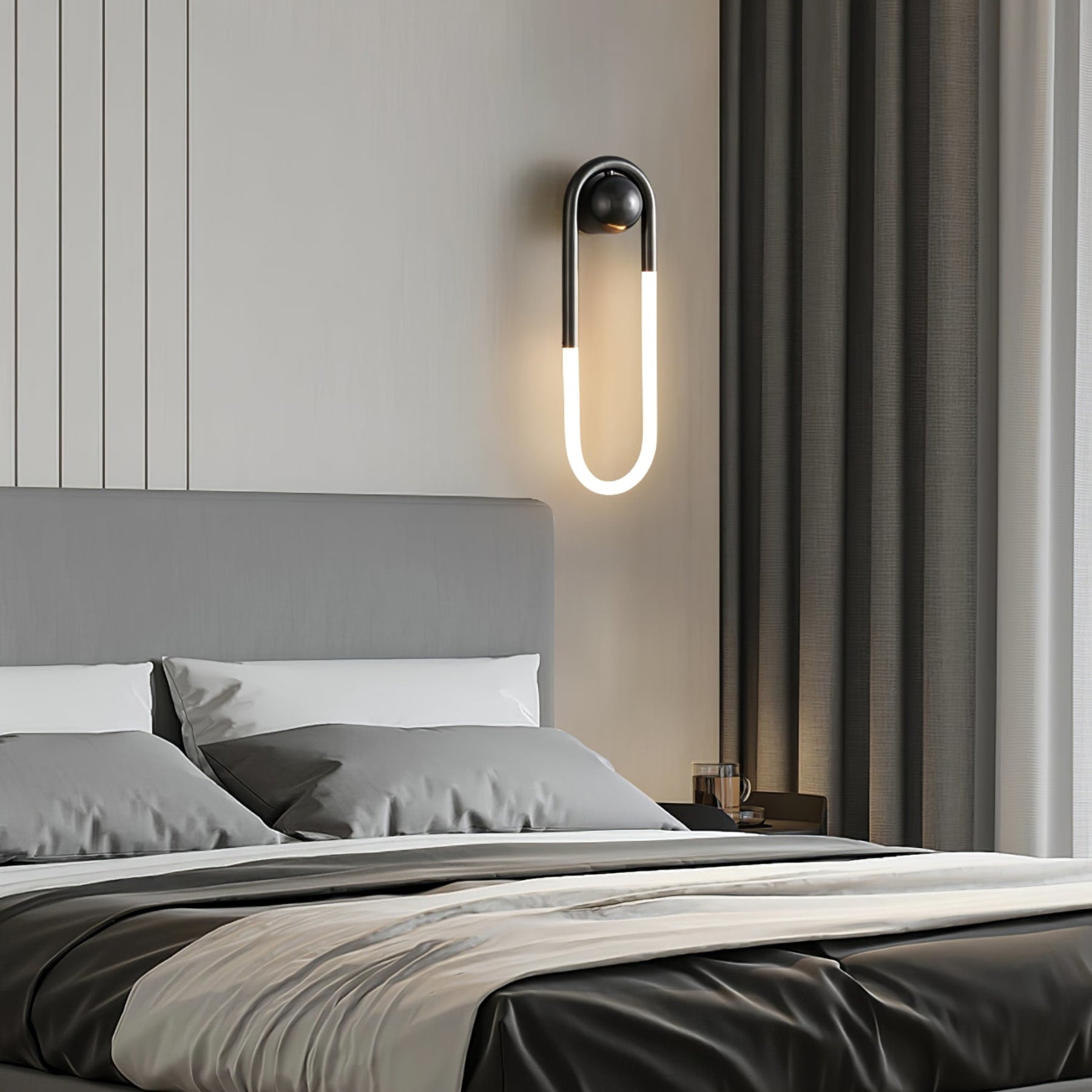 Modern Brass Wall Light for Living Room and Bedroom — Harbor Light Co.