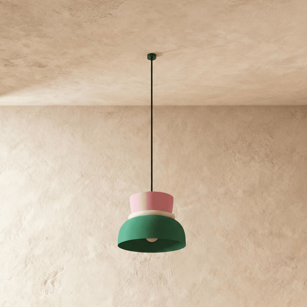 Modern Aluminum Two-Tone Pendant Light With Warm LED Glow — Harbor Light Co.