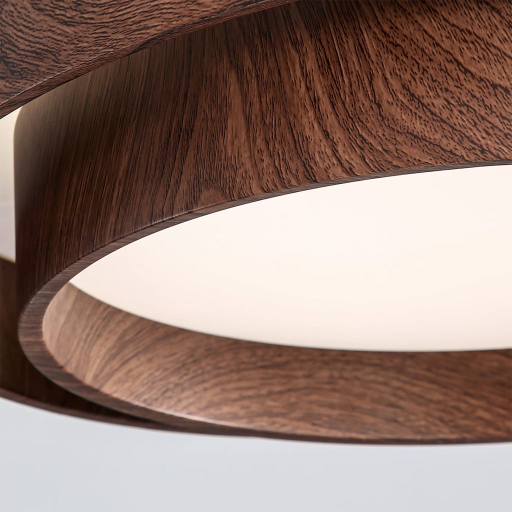 Modern Wood Flush Mount Ceiling Light for Living Room and Bedroom — Harbor Light Co.