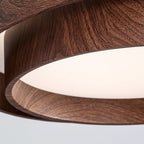 Modern Wood Flush Mount Ceiling Light for Living Room and Bedroom — Harbor Light Co.
