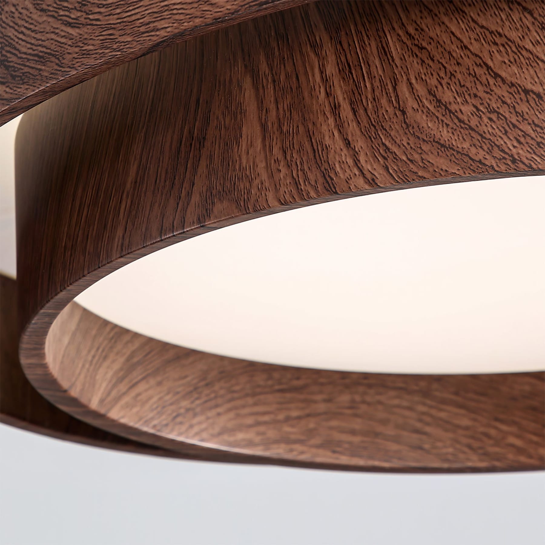 Modern Wood Flush Mount Ceiling Light for Living Room and Bedroom — Harbor Light Co.