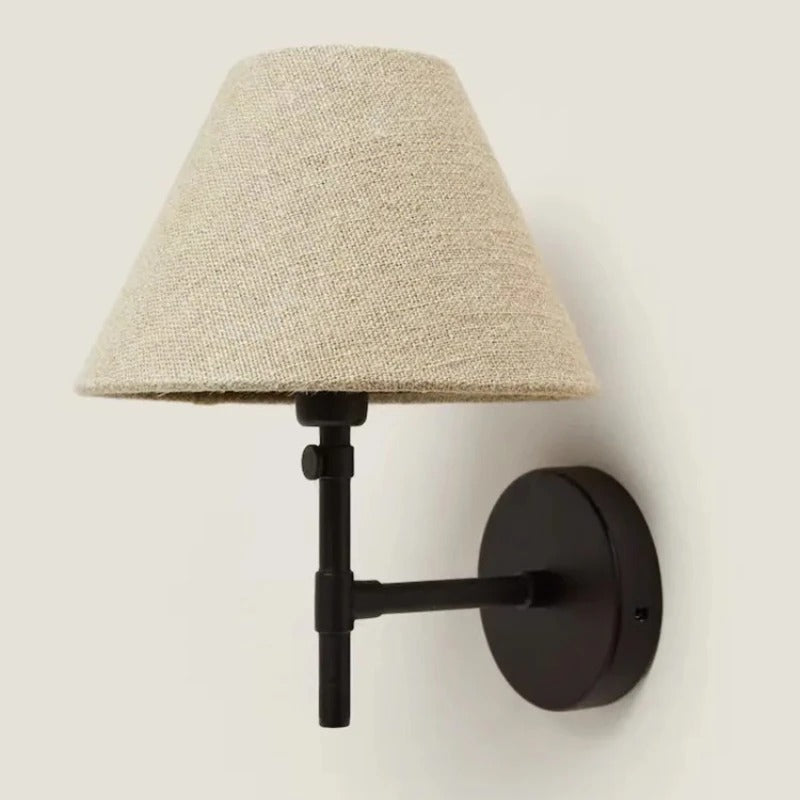 Modern Linen Wall Sconce for Living Room and Bedroom — Harbor Light Co.