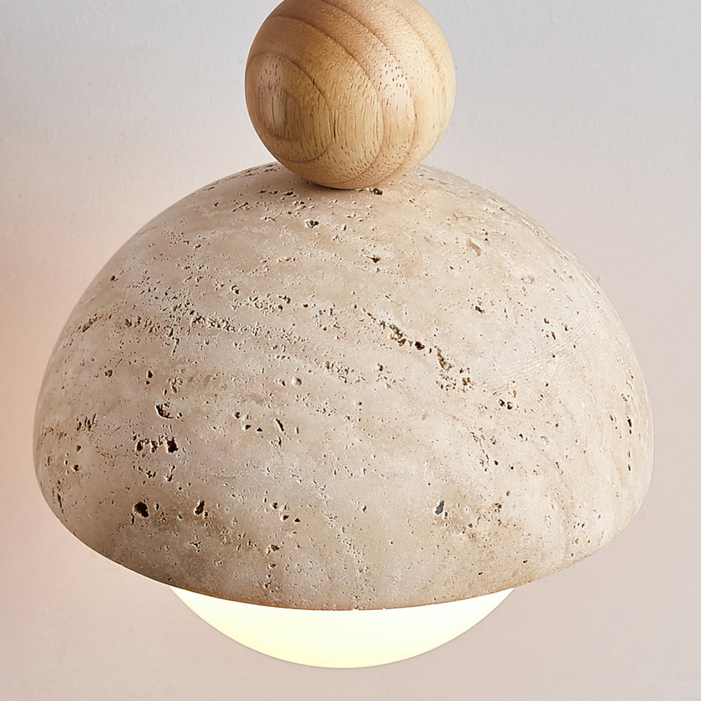 Modern Travertine Stone Pendant Light for Dining Room — Harbor Light Co.