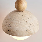 Modern Travertine Stone Pendant Light for Dining Room — Harbor Light Co.
