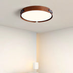 Scandinavian Wood Flush Mount Ceiling Light for Living Room — Harbor Light Co.