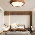 Modern Wood Flush Mount Ceiling Light for Living Room — Harbor Light Co.