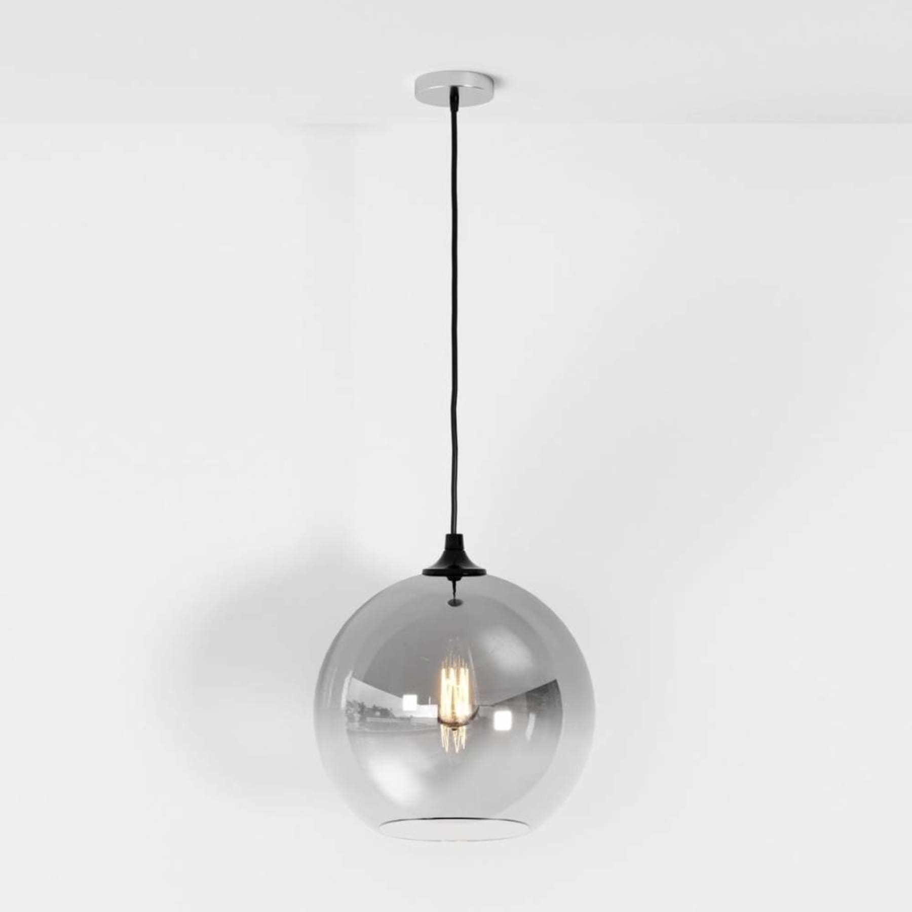 Modern Glass Pendant Light With Warm LED Glow — Harbor Light Co.