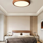 Modern Wood Flush Mount Ceiling Light for Living Room — Harbor Light Co.