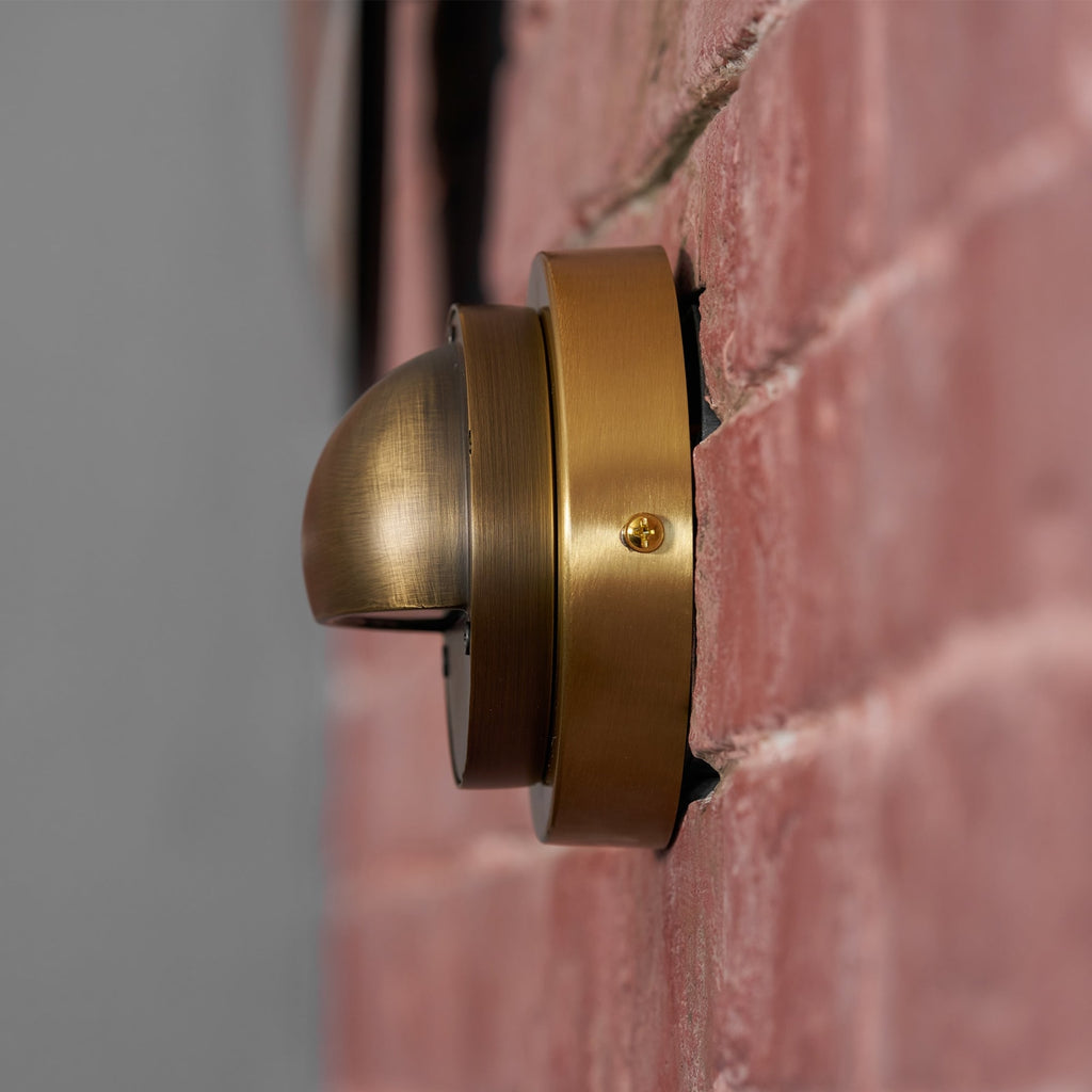 Modern Copper Wall Light With Tri-Color Glow — Harbor Light Co.