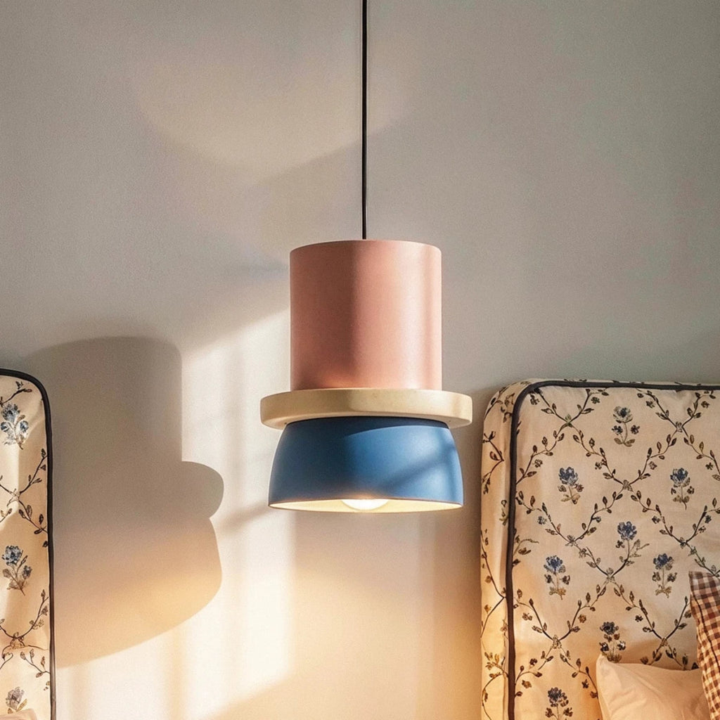 Modern Aluminum Two-Tone Pendant Light With Warm LED Glow — Harbor Light Co.