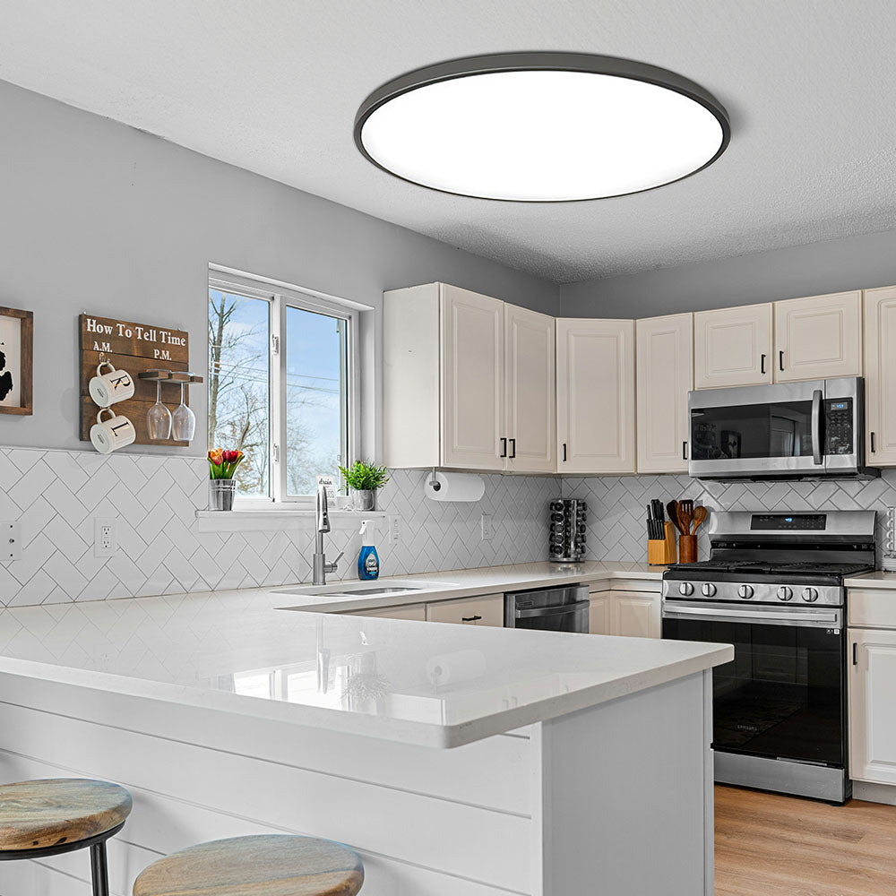 Ultra Slim Round Flush Mount Ceiling Light