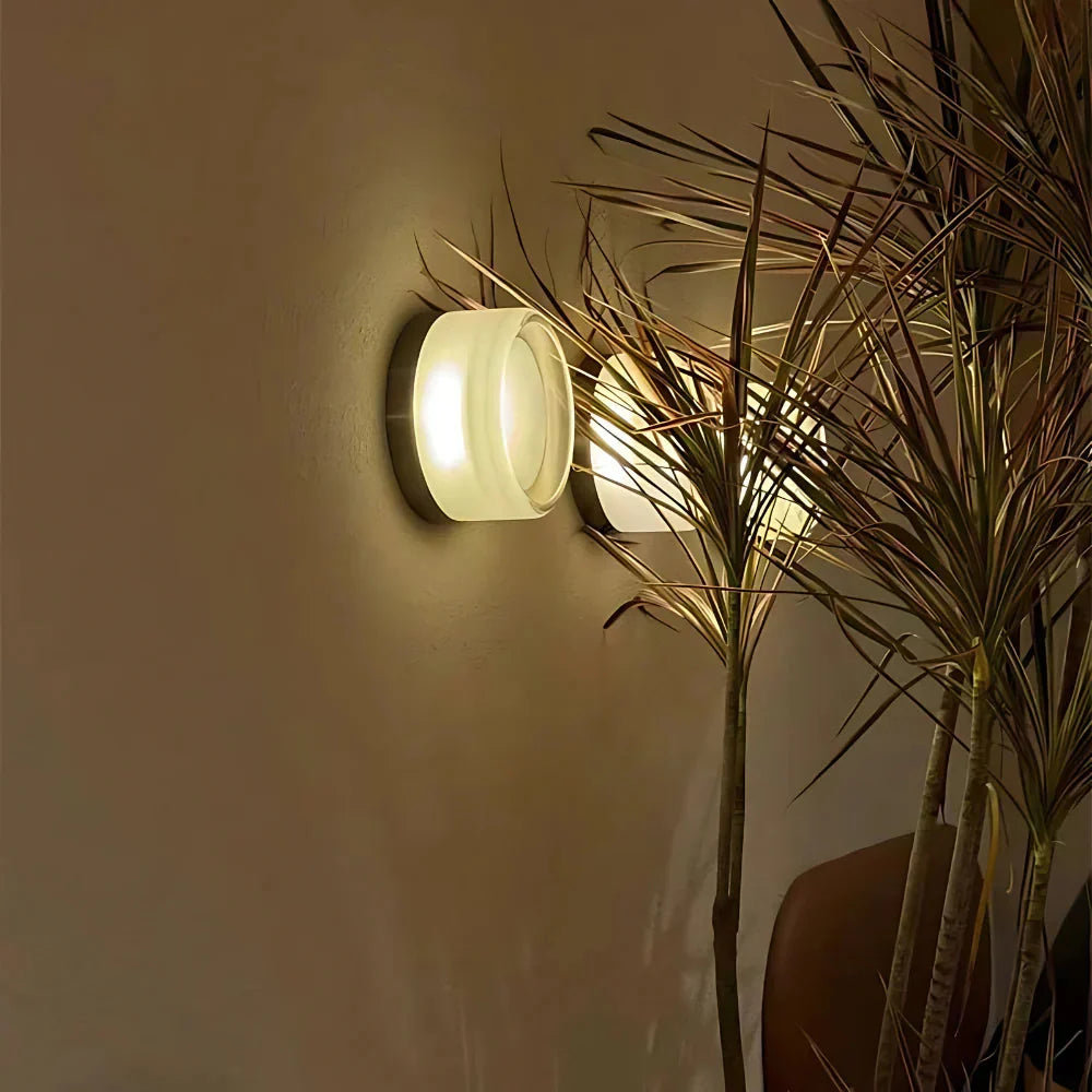 Modern Glass Wall Sconce for Living Room — Harbor Light Co.